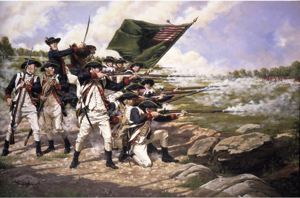1776. The Delaware Regiment at the Battle of Long Island.jpg
