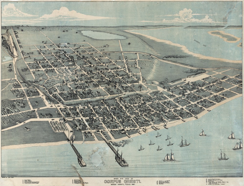 1887. Bird's Eye View of Corpus Christi. Nueces County, Texas.jpg